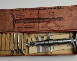 1930s Dr Reiter Surgical Mallet Tooth Splitter Dark Academia