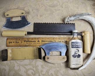 Ulu Style & Commercial Skin Flesh Taxidermy Tools Knives