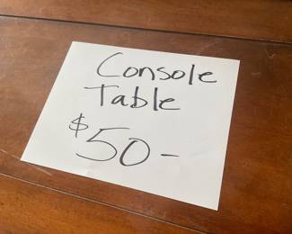 Console table price 50