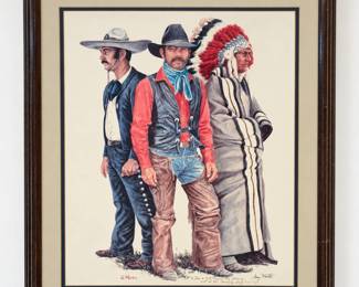 Gary Morton Framed Western Print