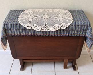 Wood Drop-Leaf Table