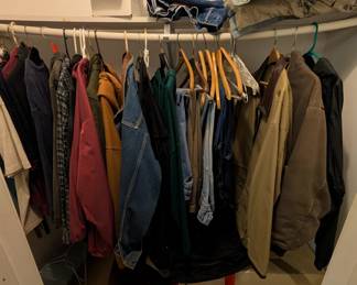 Men's clothing - Wrangler, etc
