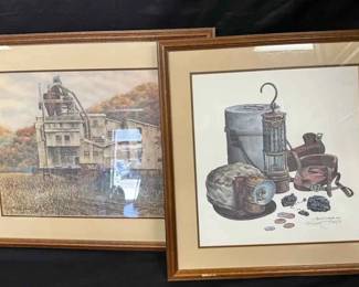 18WH156VBrett Johnson Numbered Print  Robert T. Hayes Numbered Lithograph
