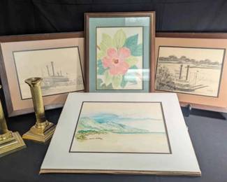 17WH116Original Art By Candlelight 