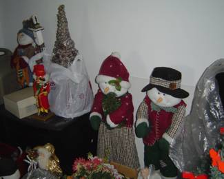 Assorted Christmas decorations