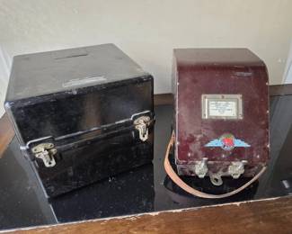Vintage Military Aviation Bubble Sextants – Bendix AN-5851-1 & A.M. Mk IXA