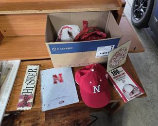 Nebraska Cornhuskers Memorabilia Collection with Musical Tie