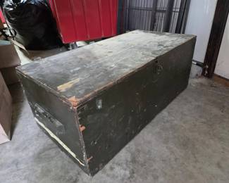 Vintage U.S. Air Force Military Footlocker