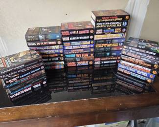 Large Military Science Fiction Book Collection  David Weber, John Ringo  Elizabeth Moon