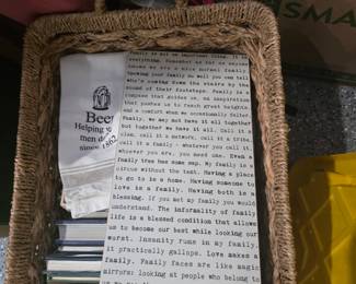 Books and wall decor