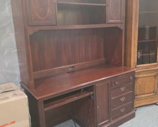 The Palmer Home Collection Desk with book Case