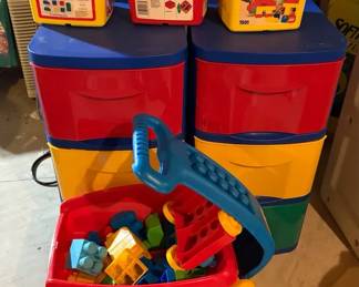Duplo Mega Bloks with Storage