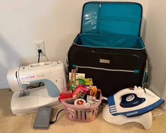 Singer Simple Sewing Machine, Iron Tools