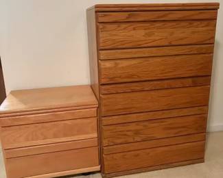 Dresser and Night Stand Pair