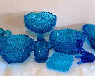 Blue Glass and Fenton