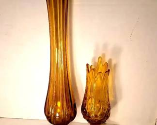 Amber Swung Vases