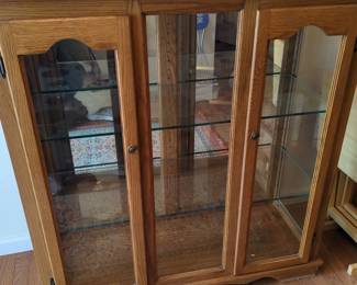 Mirrored Back Curio Shelf