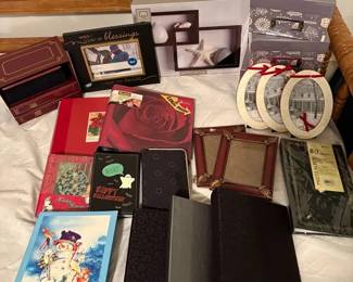 Holiday Picture Boxes, Frames and Books
