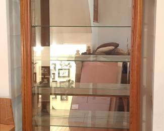 Mirror Back Curio Cabinet