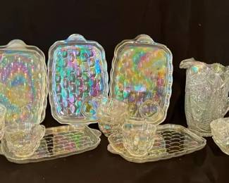 Iridescent Glass Set