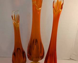 Mid Century Modern Swung Vases