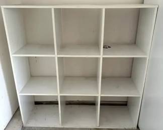 White Cubicle and Book Shelving