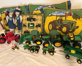 John Deere IH Tractor Toys and Decor