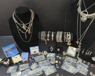 Silver Toned Costume Jewelry