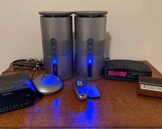 Sharper Image Speakers Clocks