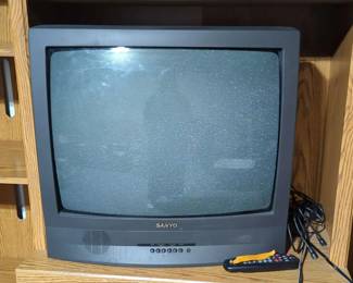 Large Sanyo CRT TV