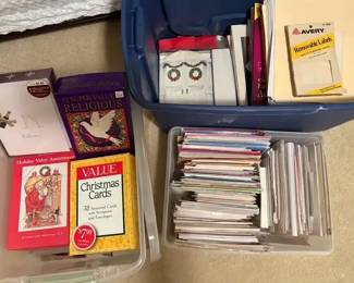 Cards And Stationary Mystery Lot
