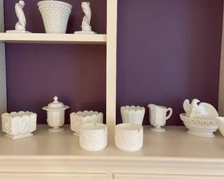 Vintage milk glass
