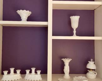 Vintage milk glass