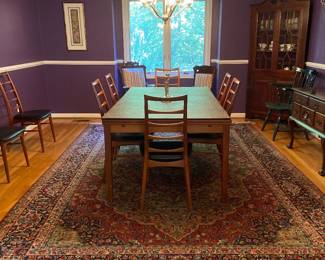 The plum colored formal living room!