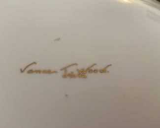 Signed Vance T. Wood, Skyline Scene