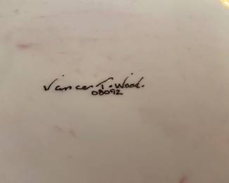 Signed art by Vance T. Wood 08092