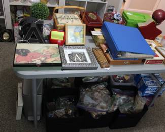 Sewing boxes, etc