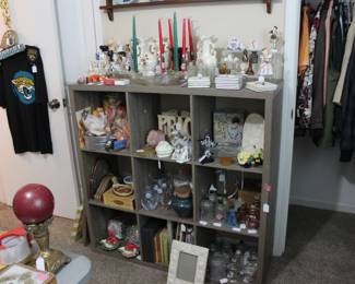 Miniatures, candle holders, hand made pottery, ashtrays, peg votives, vintage doll making parts