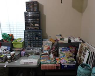 Various craft supplies
