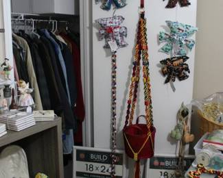 Handmade vintage macrame plant hanger