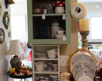 Included Brands - Longaberger, Hazel Atlas, Rae Dunn, Wedgwood, Theodore Haviland, Paden City, & Jeanette - Some Pieces Include - Tea Cups & Saucers, Egg Plate, Mugs, Cream & Sugar, & Gravy Boat
