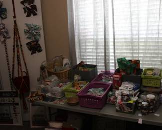 Various craft supplies