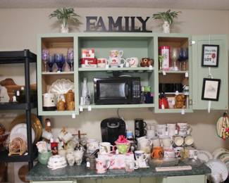 Included Brands - Campbell's, McCoy, Lily Pulitzer, Regal, Fireking, Keurig, & Lolita - Some Pieces Include - Mugs, Wine Glasses, Coffee Maker, & Tea Pot