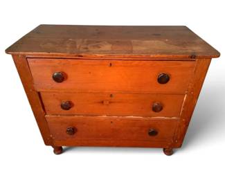 Wood 3 Drawer Dresser