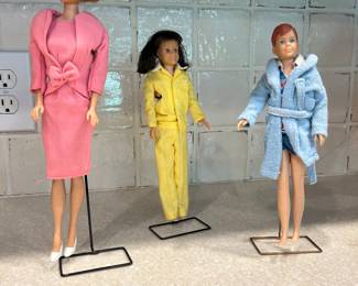 Midge, Ricky Ricardo and Charlie's Angels dolls
