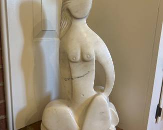 Beautiful marble statue by M. Hirszberg ‘97