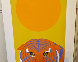 Artist Proof VII- Burning Bright (Yellow), a serigraph print by American artist Gerald Drexler Garston