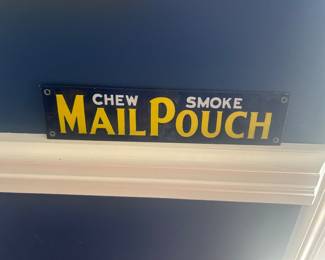 Vintage Mail Pouch metal sign