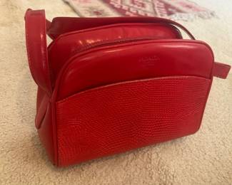 Vintage Red Prada bag