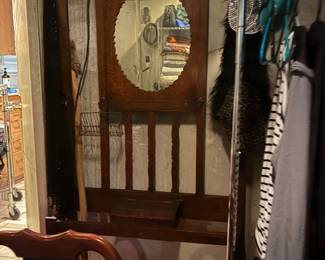 Antique coat rack